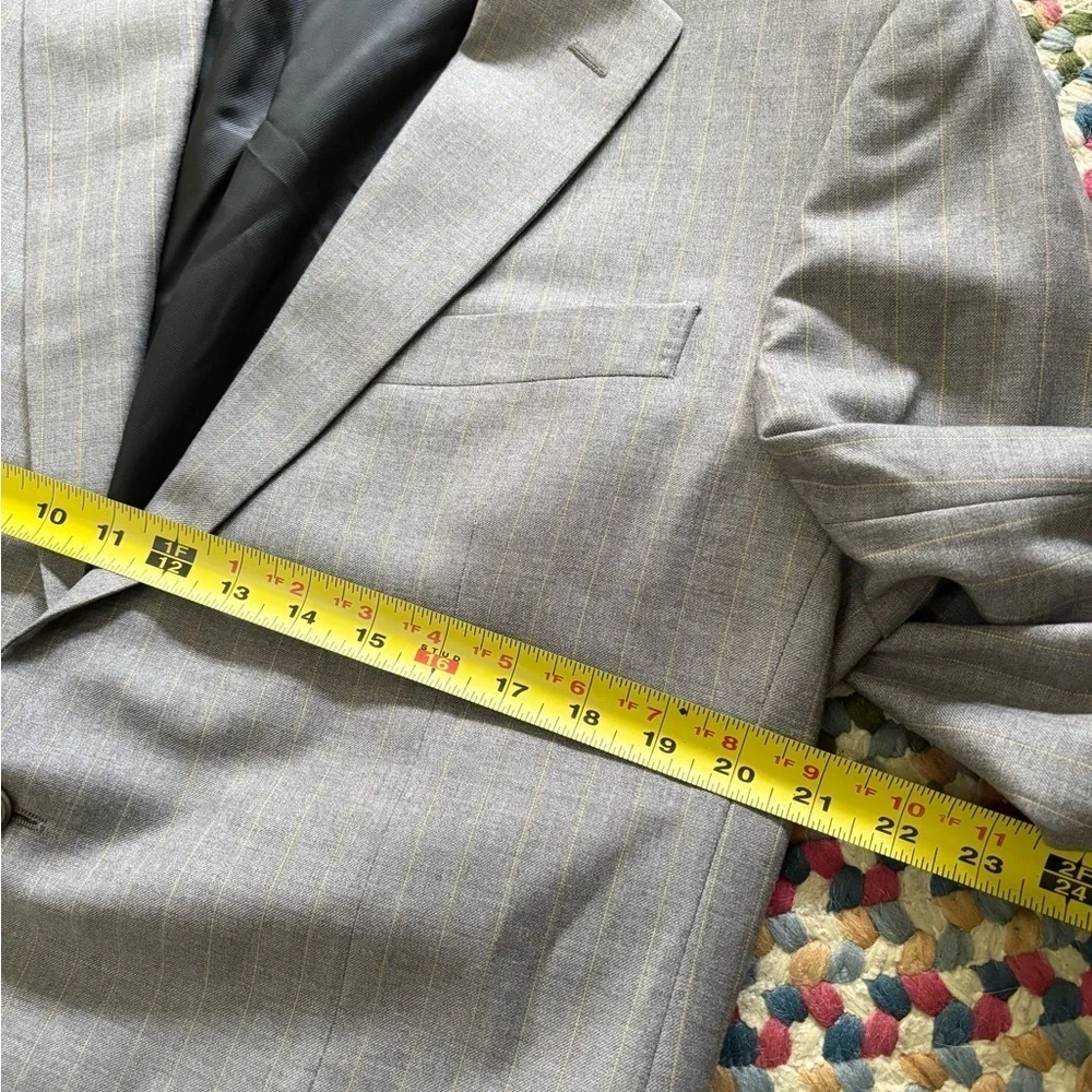 TRUSSINI Linea Nuova Suit jacket SZ 40R Grey Fully Lined men’s
